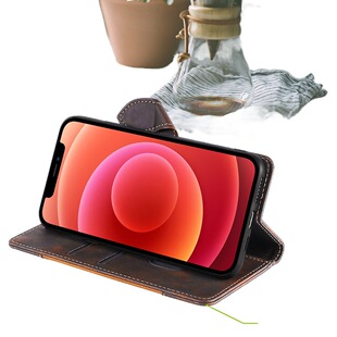 Для iPhone 12 подставка 14 кожаный чехол для мобильного телефона Apple 13 флип 11Pro Xiaomi Huawei OPPO чехол для телефона