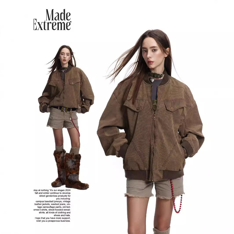 Madeextreme Harrington American Retro Old High-End Trendy Brand Cleanfit Spring & Fall Outwear Jacket