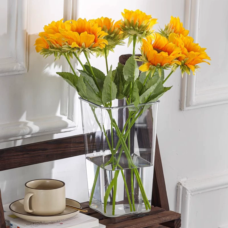 Прозрачное акриловое ведро для цветов для домашних флористов, большое ведро для цветов с глубокой водой, пластиковое ведро для цветов, французский стиль