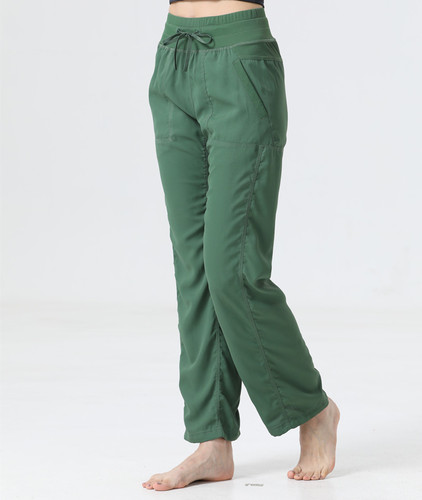 SWIFT SPEED Women's Mid-Waist Long Pants Loose-Fitting Athletic Sports Yoga Bell Bottom Wide Leg Pants