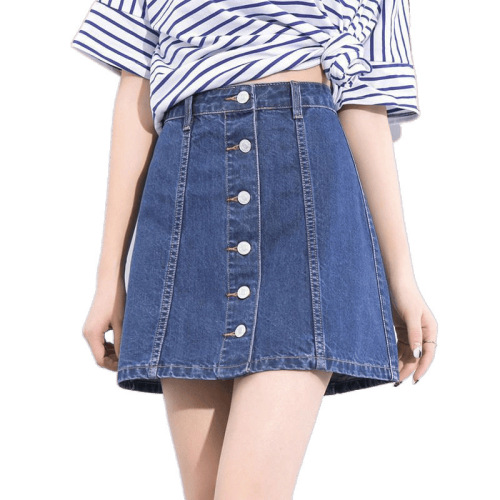 Women's Jeans Skirt 2025 New Autumn Pants Skirt Bodycon High-Waisted A-Line Skirt Fashion Short Skirt Summer