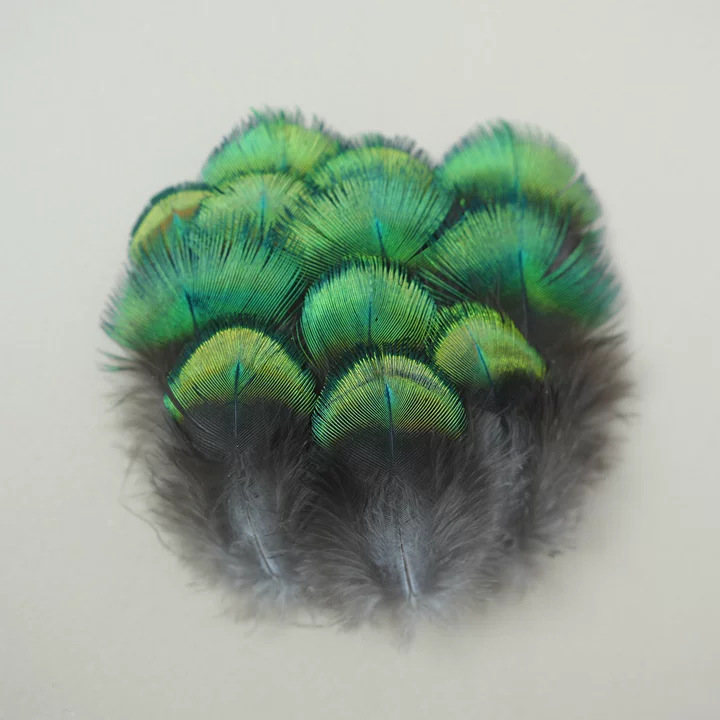 Plumas pequeñas al por mayor de plumas de faislo natural decorativas plumas artesanías bricolaje materiales hechos a mano divertidos accesorios de joyería de palo de gato