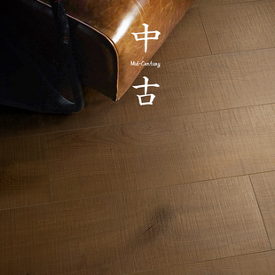 ✅ Retro Household Antique Distressed Laminate Wood Floor Black Walnut Color Factory Direct Sales Wear-Resistant Coffee