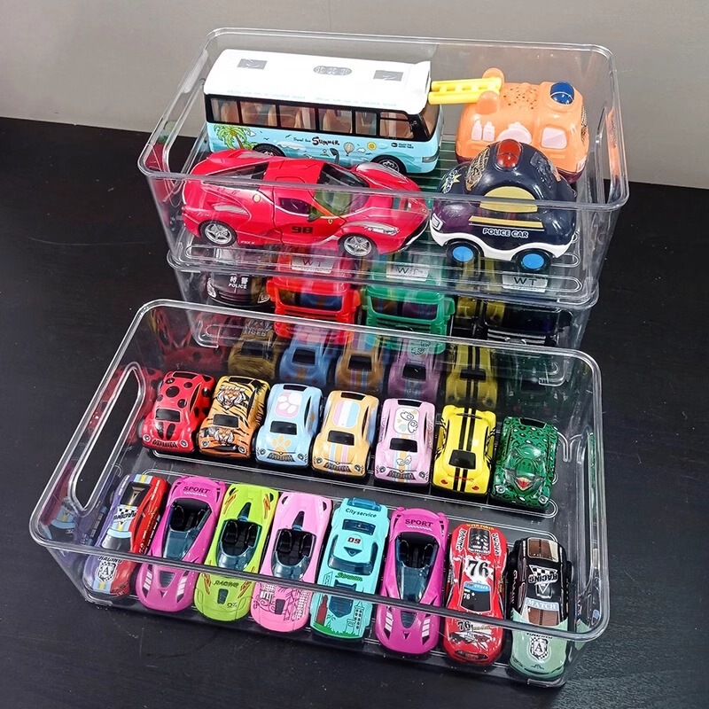 Hot Wheels Storage Box Alloy Car Model TOMICA Children's Toys Tomeka sports car Transparent Display Stand