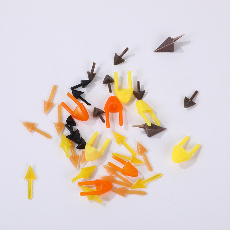 Little Yellow Chicken Beak Plush Toy Chick Bird Toy Plastic Beak Fox Nose Cute Animal