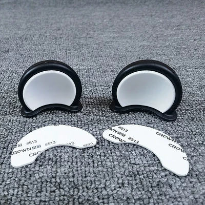 Electric Vehicle Helmet Bear Motorcycle wheel hub - black-white-bear-ears