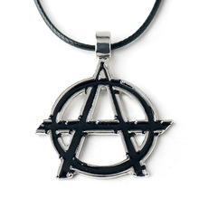 跨境欧美卡通动漫周边复仇者联盟系列项链A标志创意复古颈链饰品