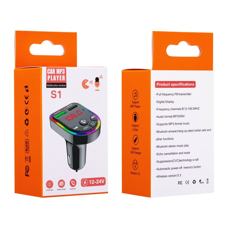 S10 車の mp3 Bluetooth プレーヤー fm トランスミッター車の携帯電話充電器外国貿易越境東南アジア供給|undefined