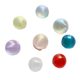 Streamer magic color glitter geometric semicircle accessories acrylic dot half pill diy handmade material jewelry accessories