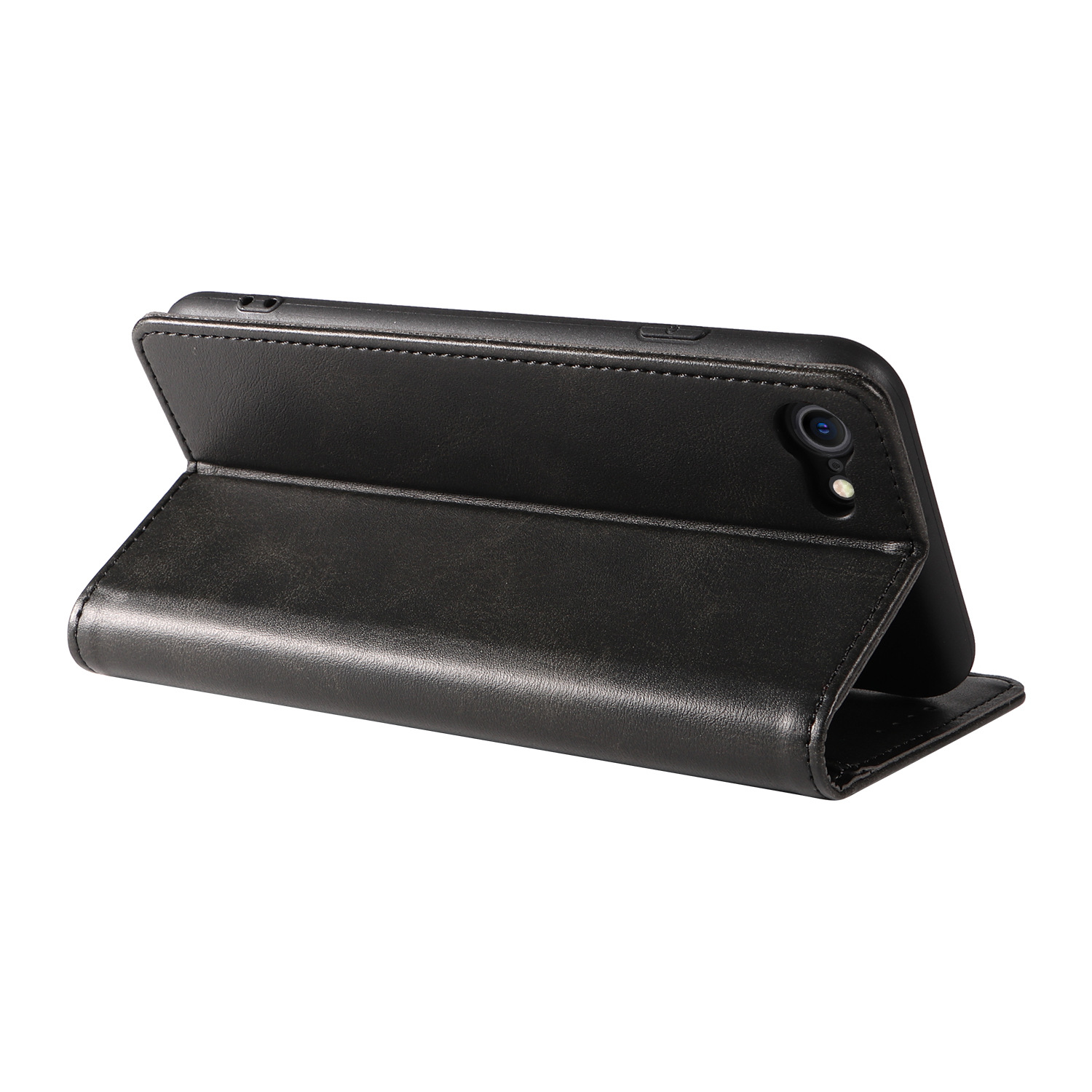 Leather Flip Case For Iphone 17 And 16 Pro With Card Holder_voghion.com