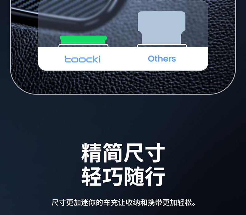 Toocki Linggla Ring Car Charging Series 45W Double C and Single C and 30W A C Car Mobile Phone Charging