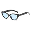 Retro advanced brand sunglasses, black glasses solar-powered suitable for photo sessions, cat's eye, high-quality style