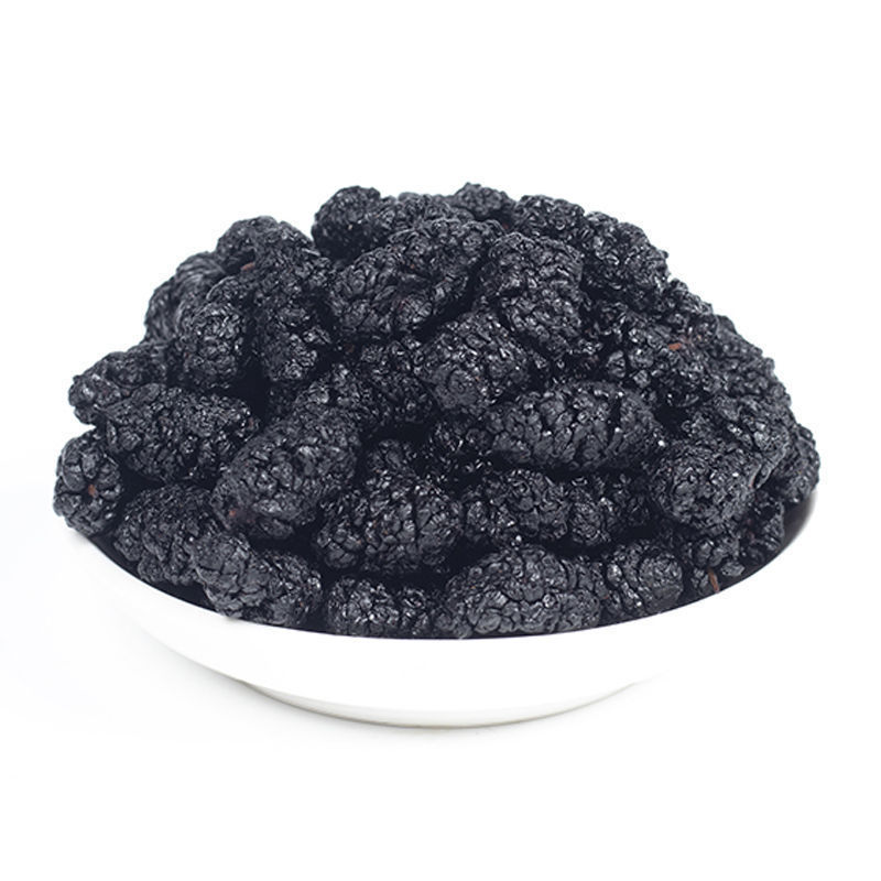 Mulberry 500g Dried Mulberry Fruit No-Wash Dried Mulberry Wholesale Xinjiang Dried Mulberry Fruit Mulberry Large Fruit Black Mulberry Weighing
