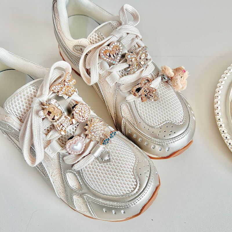 Shoelace Buckle Shoe Flower Decoration Ballet Sports Forrest Gump Shoes Women's Decorative Training Shoes Decoration Accessories Bear Doll Pendant Shoe Flower Shoelace Buckle Shoe Flower Decoration Ballet Sports Forrest Gump Shoes Women's Decorative Training Shoes Decoration Accessories Bear Doll Pendant Shoe Flower