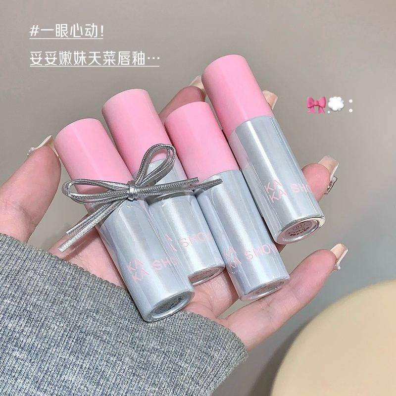kakashow空气感唇泥唇霜哑光口红丝绒柔雾唇釉元气唇彩韩系不沾杯|undefined