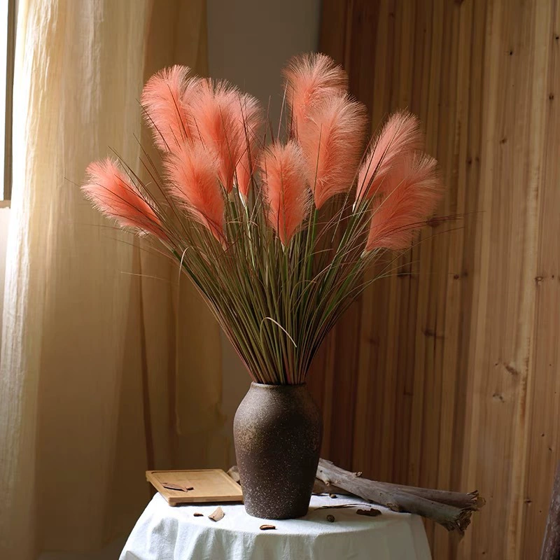 Искусственная тростниковая трава собачий хвост Трава Гостиная магазин одежды украшение пола цветочный Рабочий стол Скандинавское зеленое растение искусственный цветок украшение