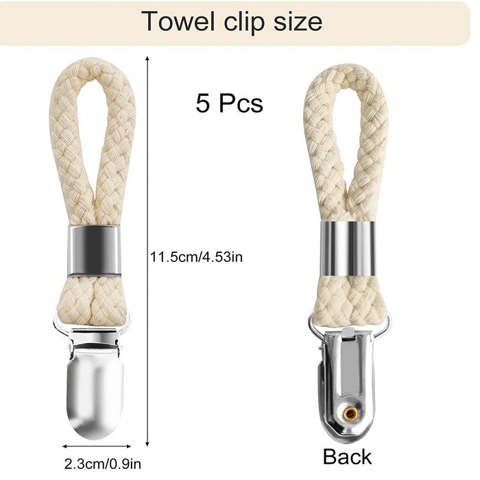 Fabricantes suministro directo transfronterizo Toalla clip de algodón cuerda de baño Toalla clip de metal a prueba de herrumbre clip de baño Toalla clip de algodón
