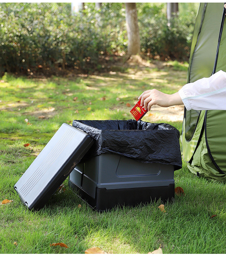 [in stock Wholesale] Outdoor Toilet Car Portable Foldable Small Toilet Camping Camping Deodorant Toilet