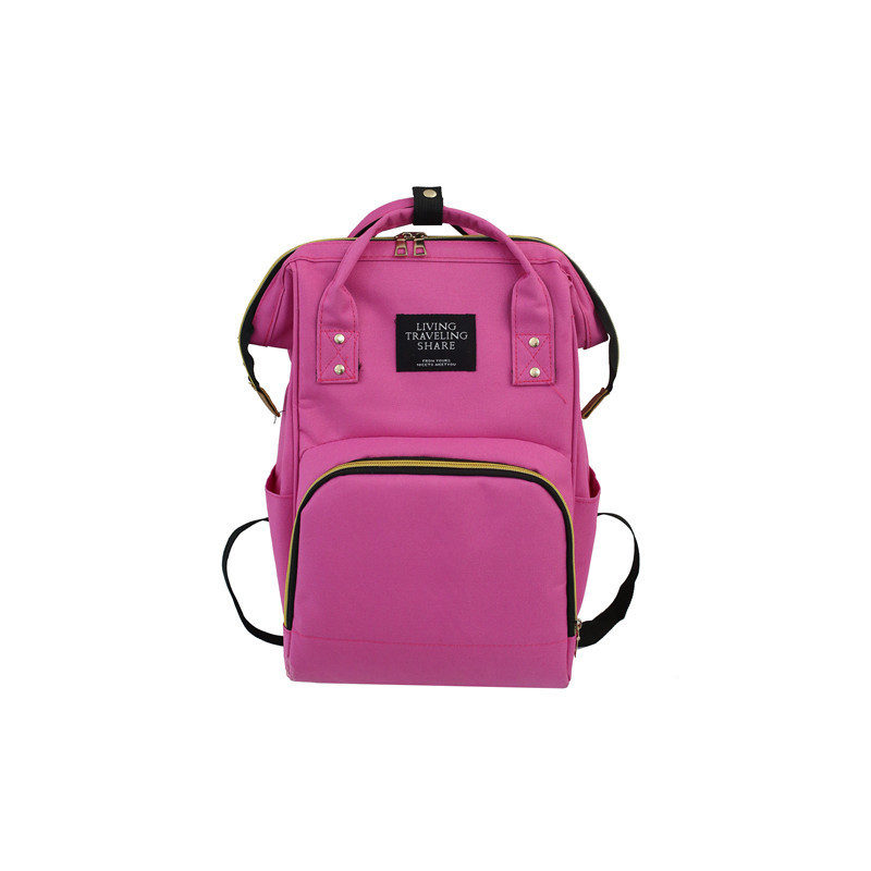 Estilo de gato transfronterizo de buena calidad, bolso de mamá de gran tamaño, mochila portátil, gran cantidad de stock, cremallera Oxford