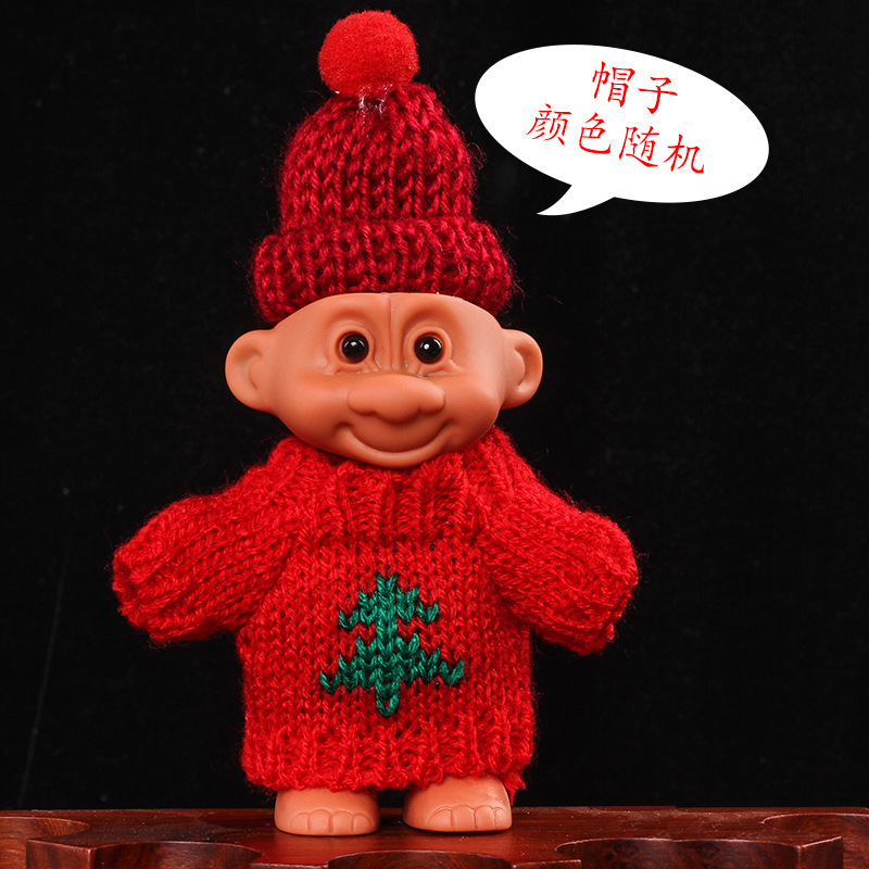 Encendedor suéter retro 90s sombrero troll muñeca dulce cool chica bungee cubierta de cigarrillos de silicona