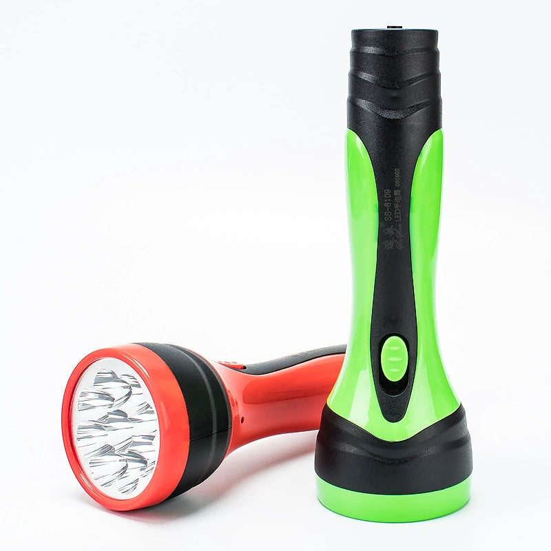 Большой фонарик привел сильный свет перезаряжаемые 9 ламповых бусин бытовой аварийный открытый кемпинг освещения фабрики Оптовые прямые продажи