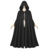 25228 medieval cloak black