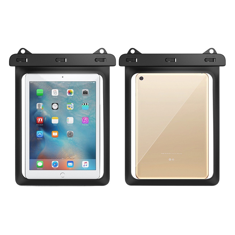 Outdoor transparent PVC tablet computer waterproof bag drifting upstream swimming 12-inch ipad waterproof bag in stock wholesale