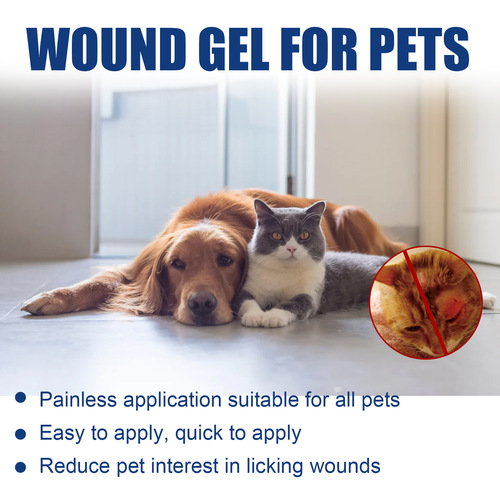 Yegbong Pet Wound Care gel Dog Cat Moss Wound Waterproof Care Wound Repair gel