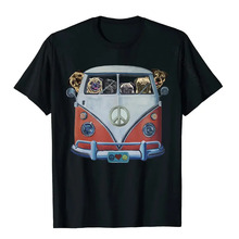 ���羳ŷ�롿Kawaii Pug TShirt Women Men Casual Tops Cute
