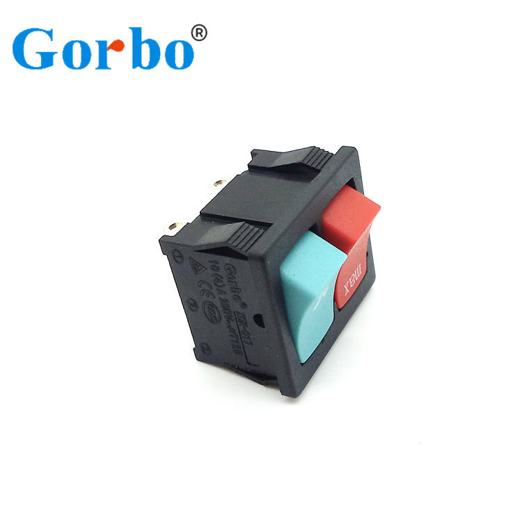 厂家船型开关双开关KCD 2档4脚无挡板短脚排风仪器开关