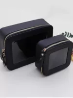 Новая косметичка из TPU кожи для окна, модная женская косметичка, косметичка из PU кожи, молния, держатель на хранение
