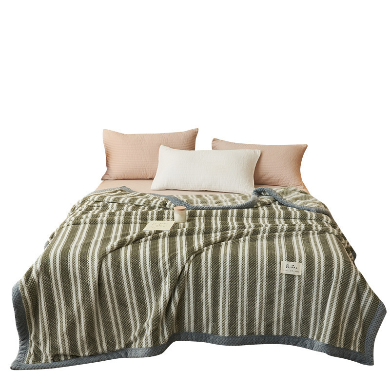 Cordero mantas de cachemira invierno engrosado mantas de cama de oficina siesta pequeña manta mantas sábanas sábanas