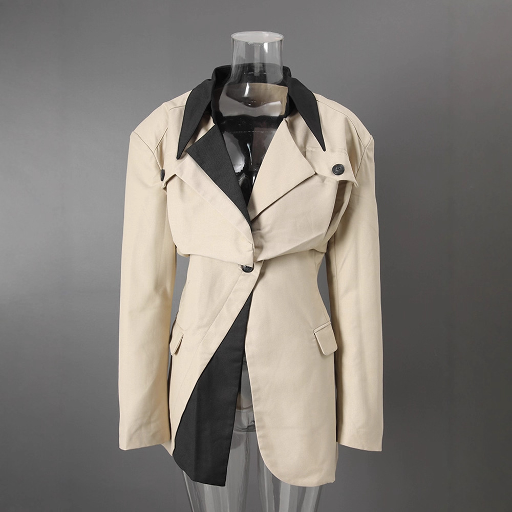 Small design autumn retro removable long suit