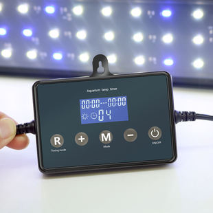 Аквариум аквариум умный синхронизация восход закат LCD большой экран Като DIY яркость принести память функция аквариум таймер