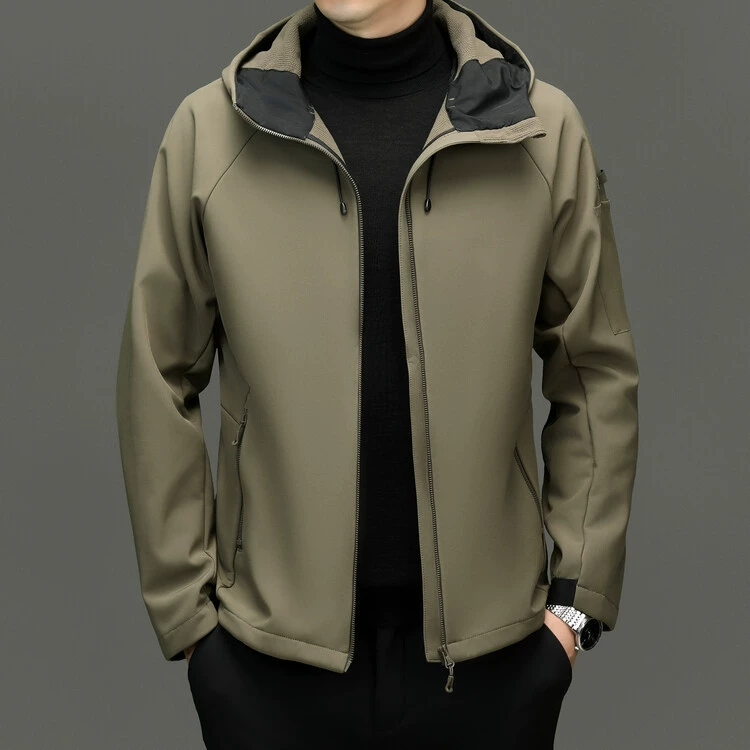 Мужские куртки утолщенные повседневные молодежные куртки мужские плюшевые топы дикие спортивные куртки мужские плюшевые