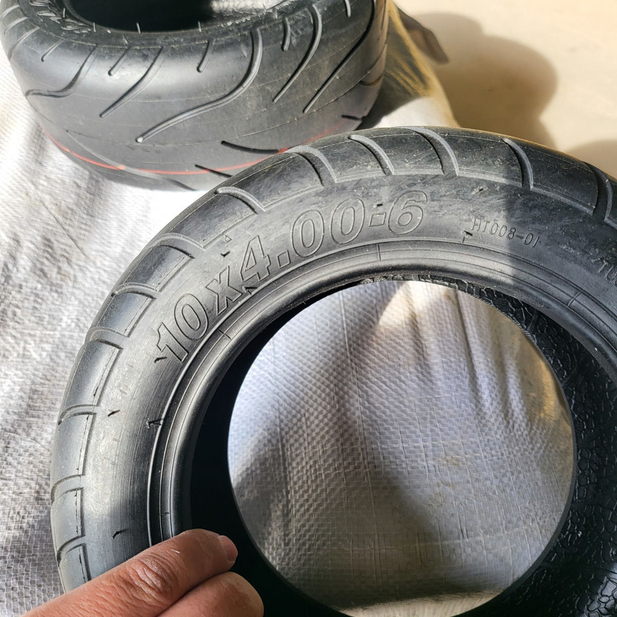 Electric Scooter 90/55-6 Vacuum Tire 10X4.0-6 Mobility Scooter Driving Small Tire