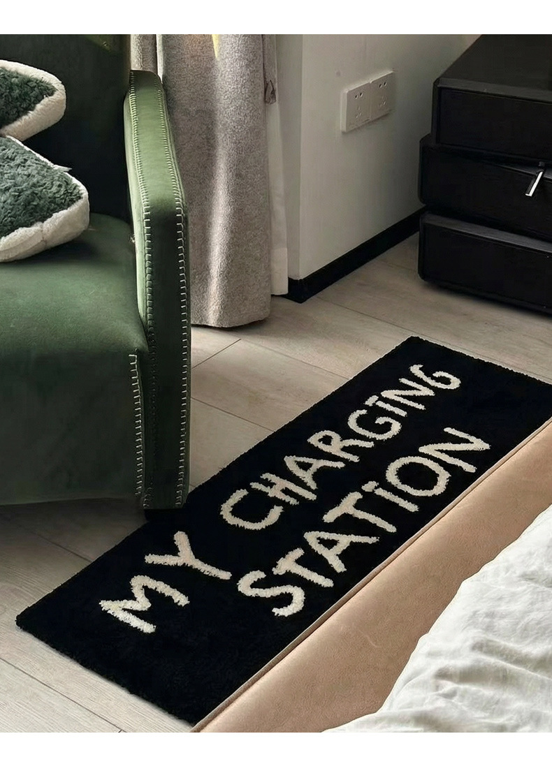 Tapis de chevet absorbant et tapis de bain antidérapant_voghion.com