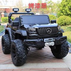 子供用電気自動車、子供が座ることができる二人乗り四輪駆動オフロード車、大型ベビーカー付きの豪華な自動運転特大おもちゃ