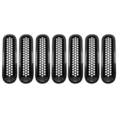 door hinge cover grille – Other Automotive Exterior Supplies - 07-17-jeep-wrangler-jkmedium-grid-carbon-fiber