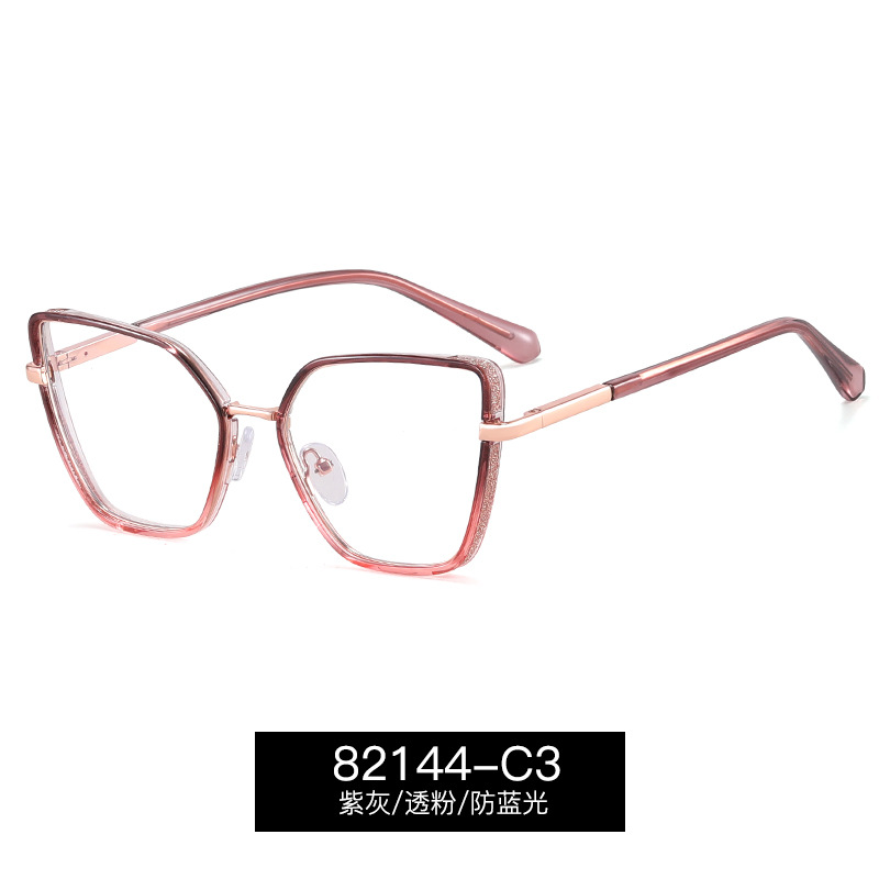 82144 Gafas anti-azul TR90 de comercio exterior europeo y americano