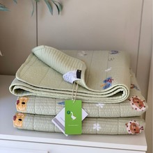大鹅卡通印花四季款莫代尔床盖夹棉水洗榻榻米床单可爱儿童