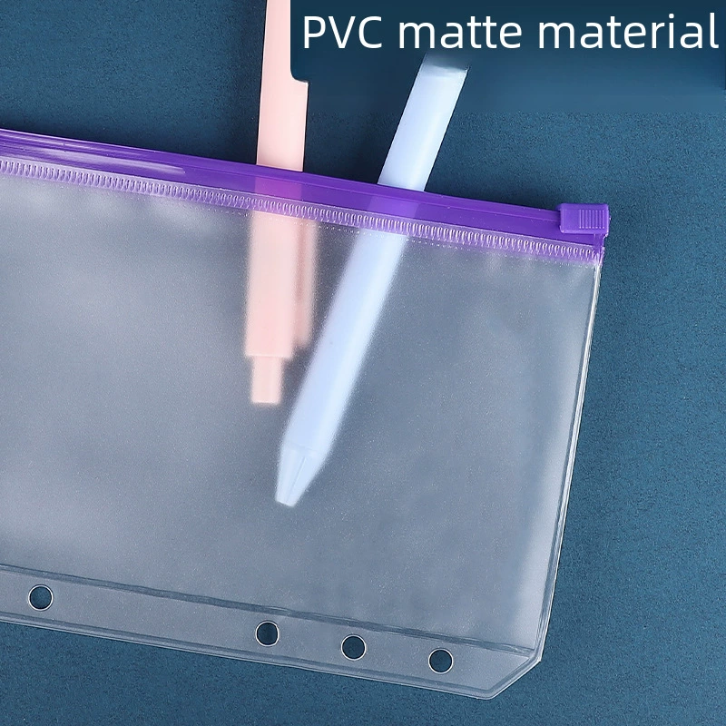 Матовый ноутбук на молнии, дамская сумка PVC, чехол для хранения, прямые поставки, A6, отрывной лист