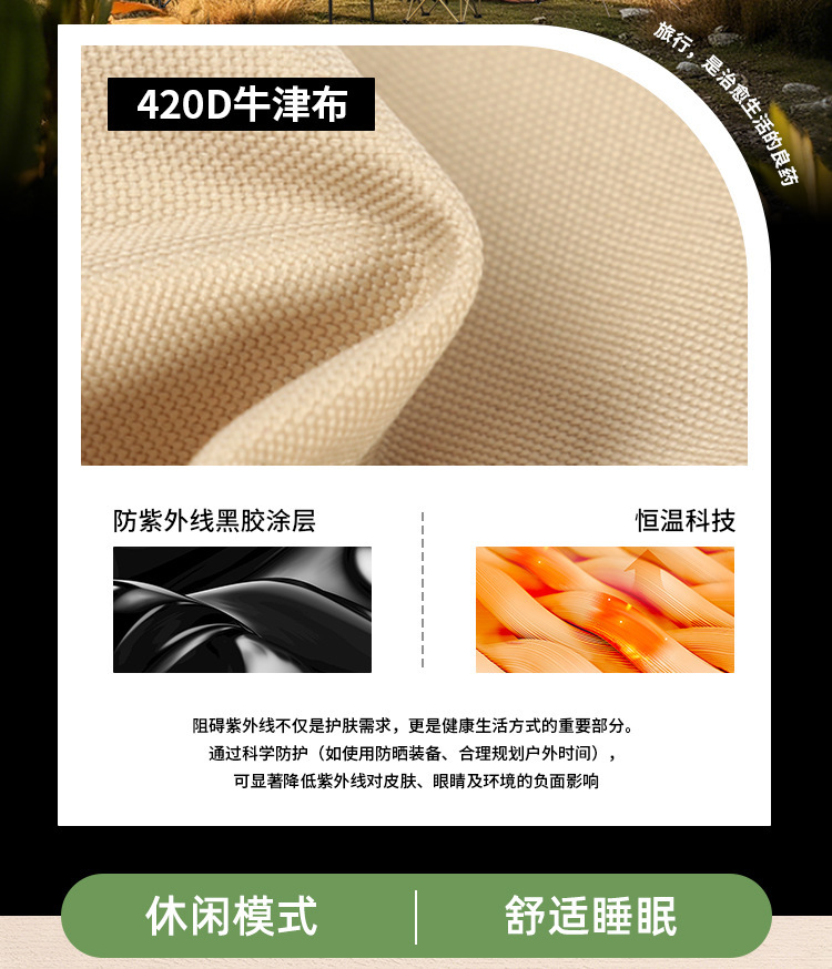 Outdoor Camping Tent 7.5 ㎡ Fully Automatic 4-6 Person Portable No-Setup Equipment Rainproof and Windproof Camping Inflatable Tent