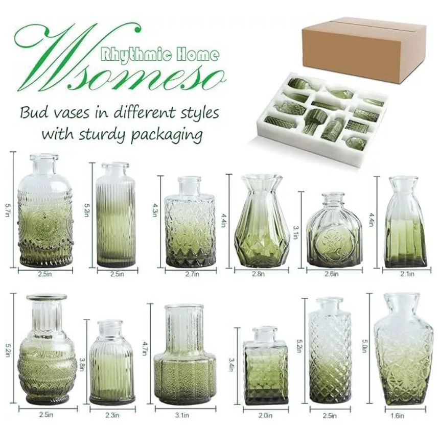 Fábrica a medida de vasos de vidrio europeos en el viento de alto valor de decoración de escritorio botella de fragancia pequeña botella de alta calidad