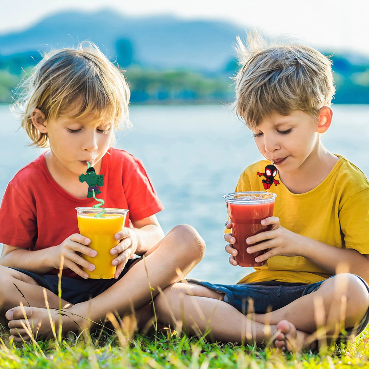 Ст straw, ногти блестки, пластиковый набор, (кросс-бордерная торговля)