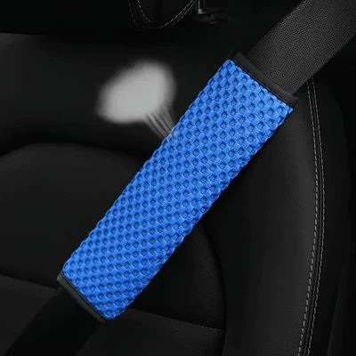 Seat belt shoulder pad for Car Seatbelt Shoulder Pads - blue