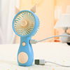 Handheld small street summer cartoon air fan for elementary school students