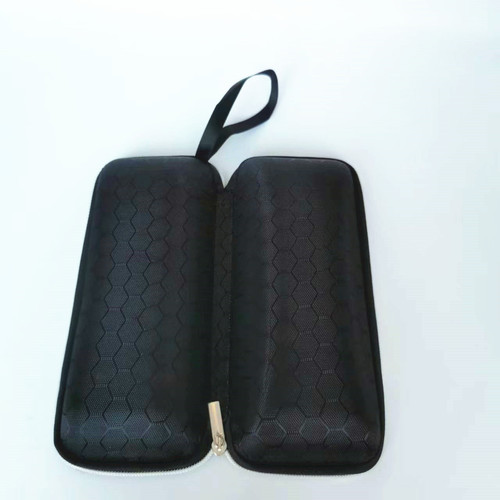 New EVA zipper box sunglasses box universal portable anti-pressure anti-fall large capacity fashionable black sunglasses box