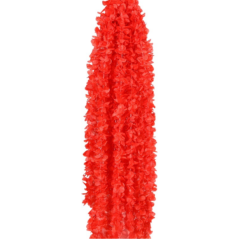 Boda flor cadena simulación Wisteria Hortensia vid decoración falsa flor ratán colgante de plástico Flor de seda Flor de techo