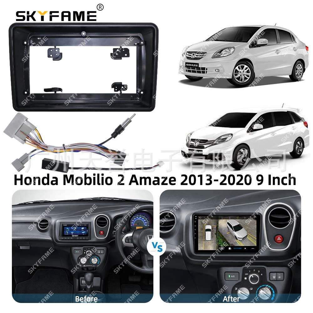 Сто сменных комплектов подходят для рамы панели Honda Mobilio 2 Amaze 13-20.